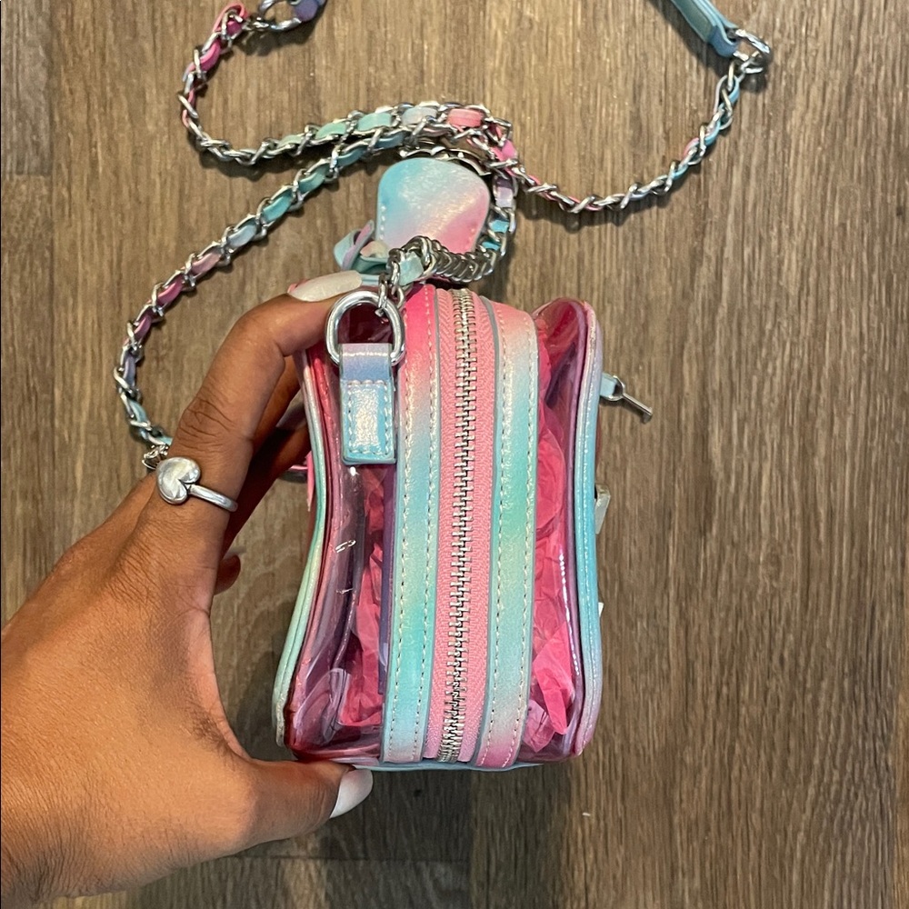 Colorful Transparent Crossbody Bag - Picture 4 of 10